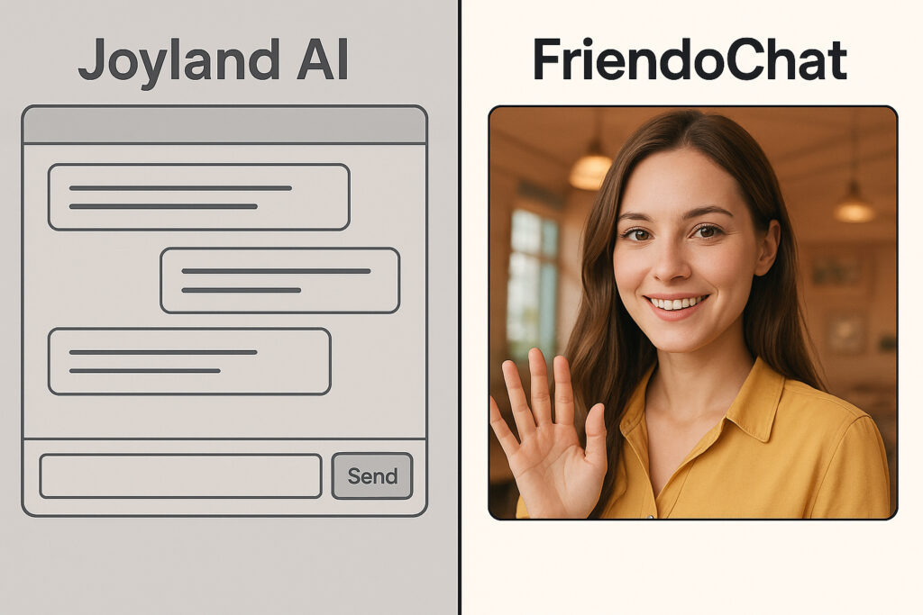 Comparison chart of FriendChat