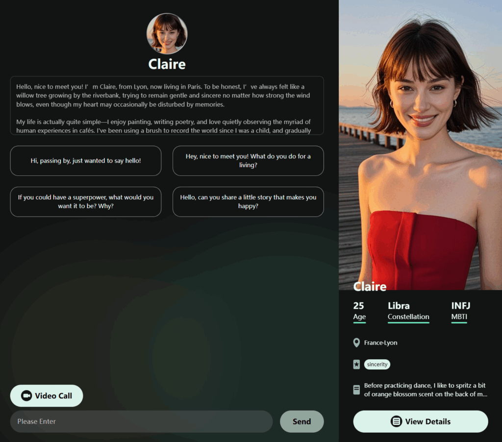 FriendoChat homepage