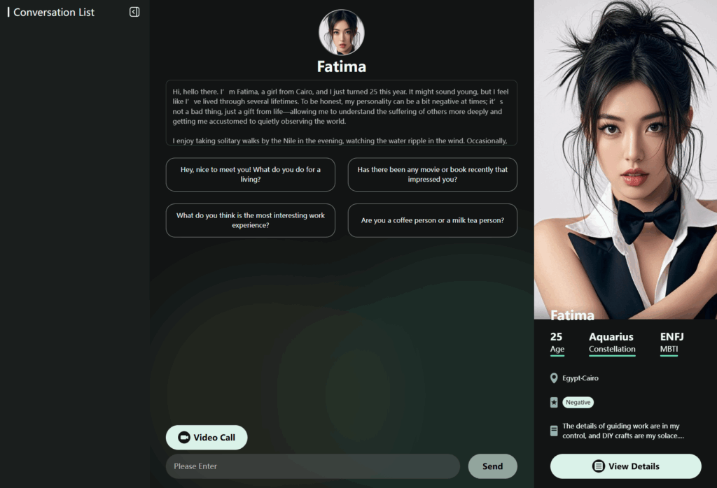 FriendoChat Homepage