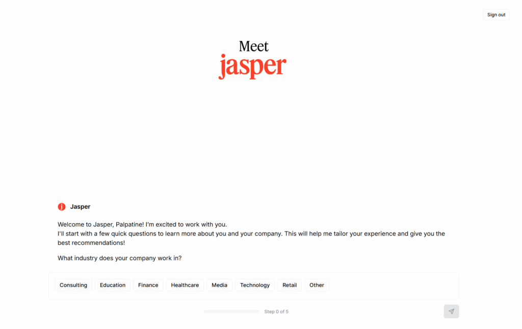 jasper homepage