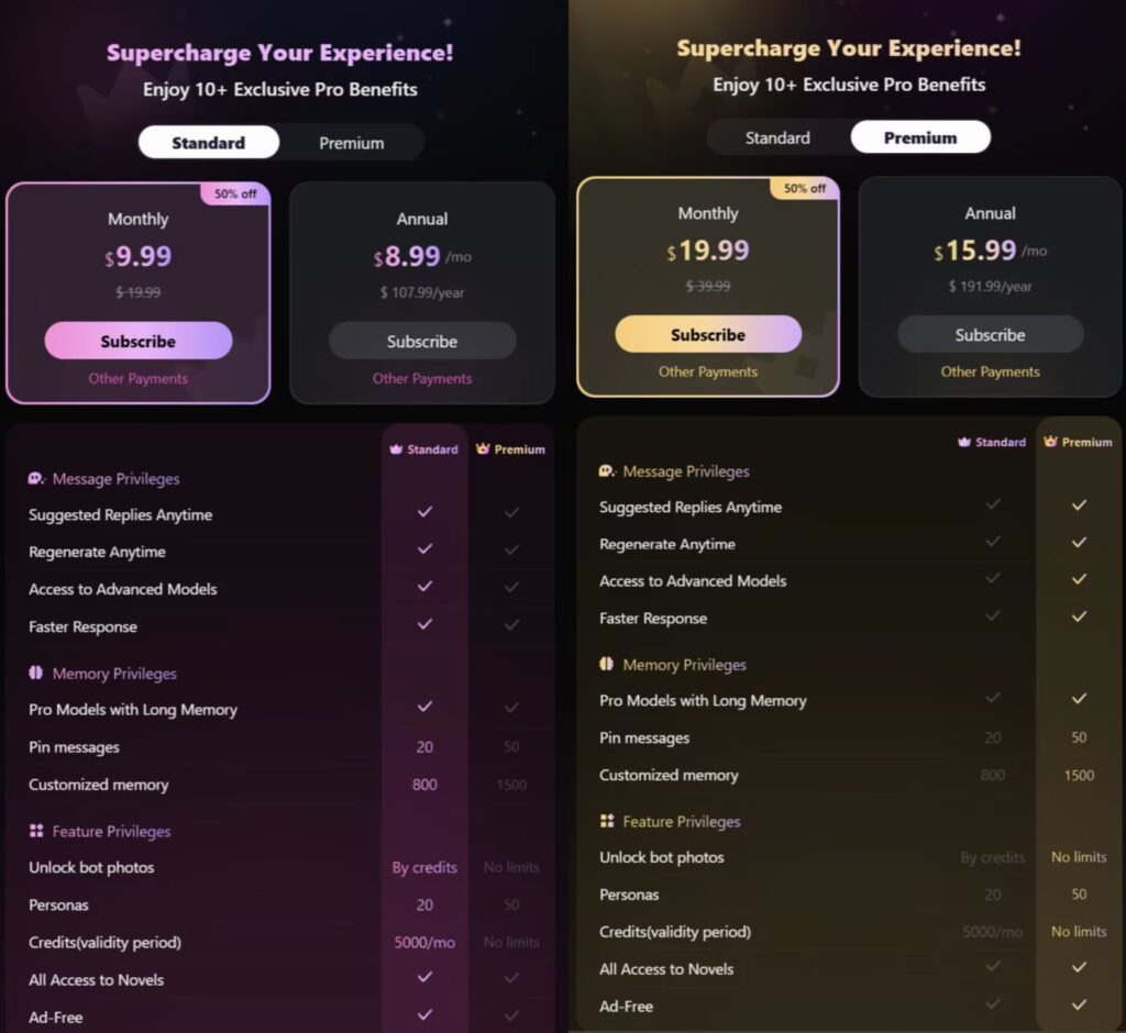 Joyland AI pricing