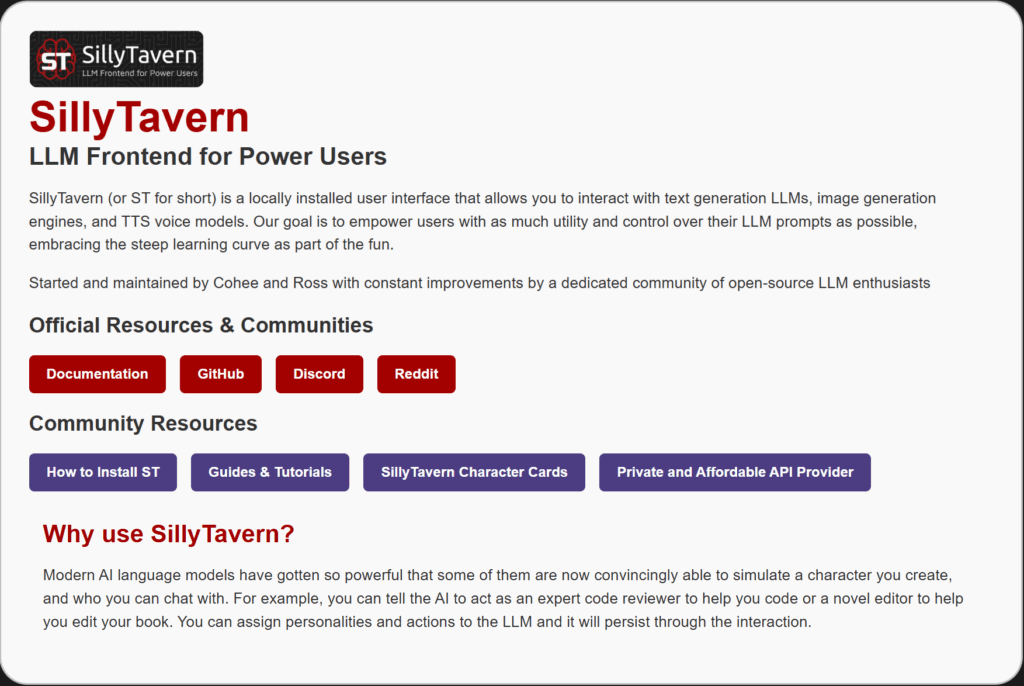 best SillyTavern