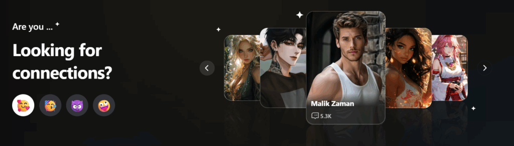 Talkie AI Homepage
