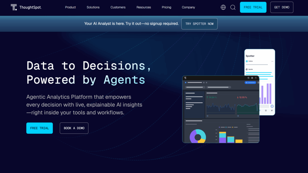 ThoughtSpot AI Homepage