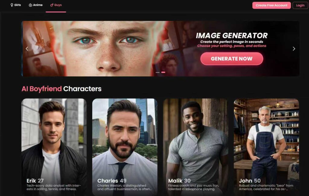 Candy AI Homepage