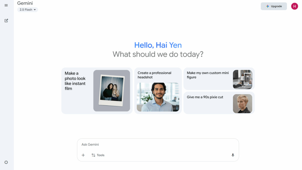 gemini homepage
