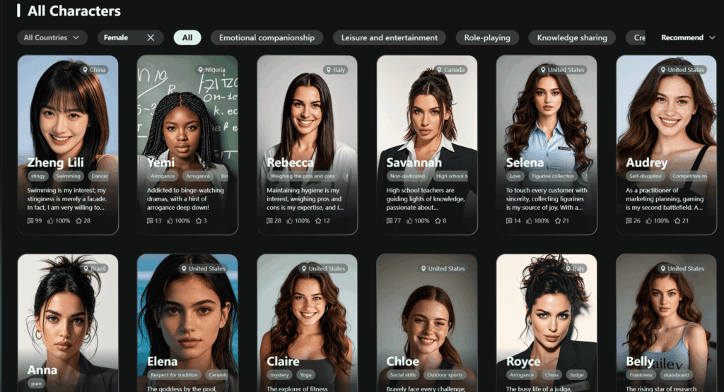FriendoChat homepage